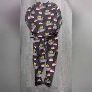 Cakeworthy x Beetlejuice Shrinkers PJ Set Unisex / Men Size Small Horror Goth